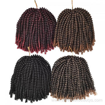 8Inch Synthetic Nubian Spring Twist Crochet Hair Extension